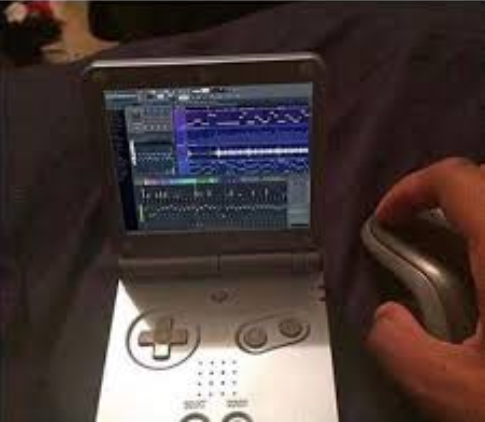 FL Stuudio jooskmas nintendo gameboy klapiga advance-i peal